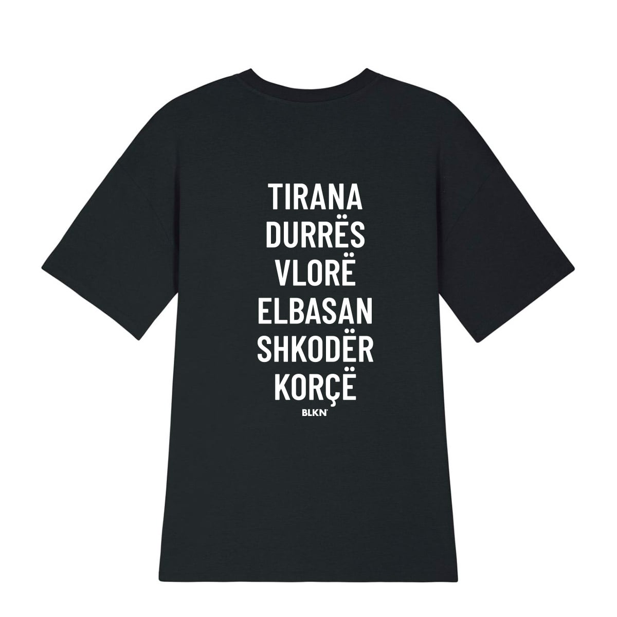 ALBANIA women Back cities oversized BLACK kopiëren-min