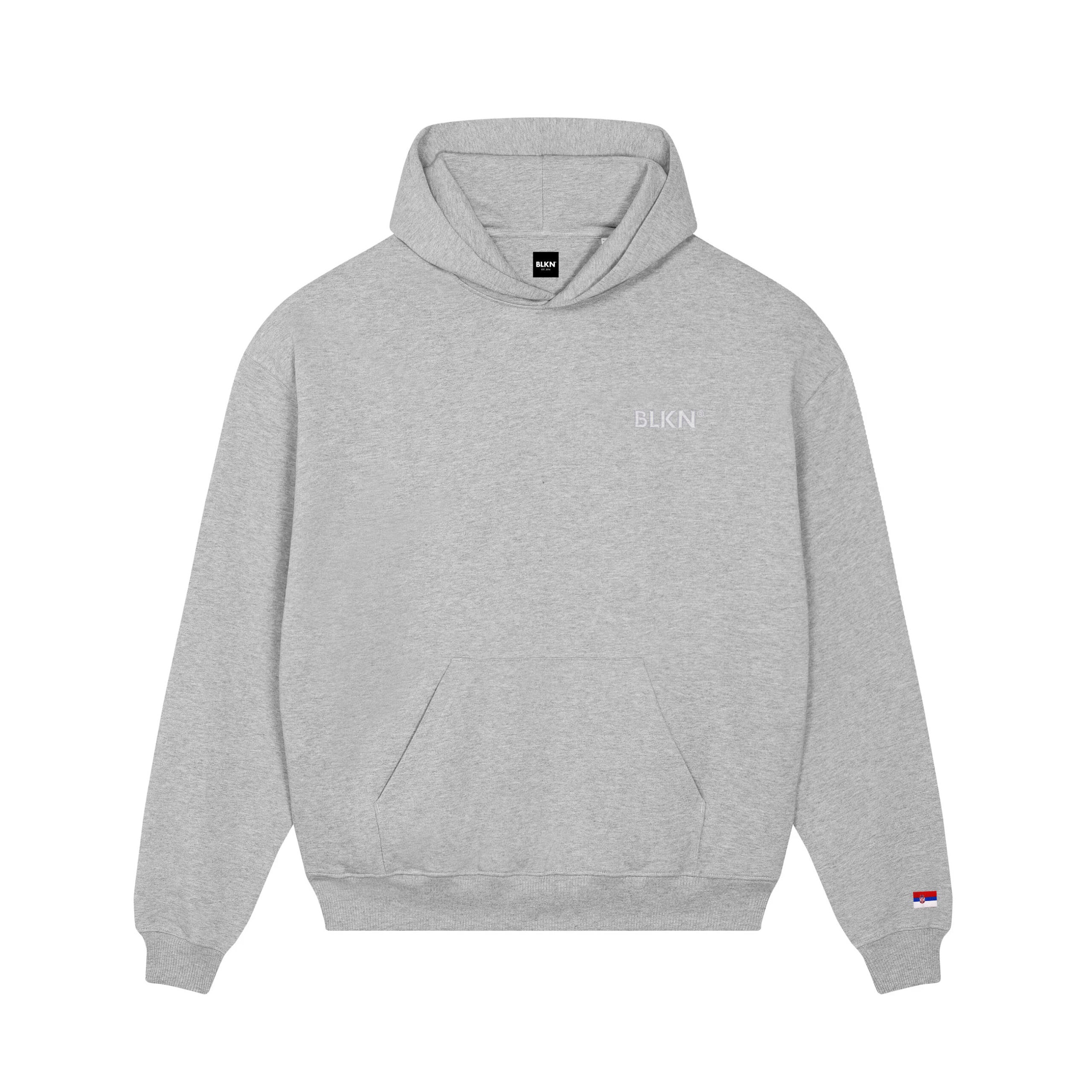 BLKN ® Mini Flag V4 Serbia Hoodie unisex