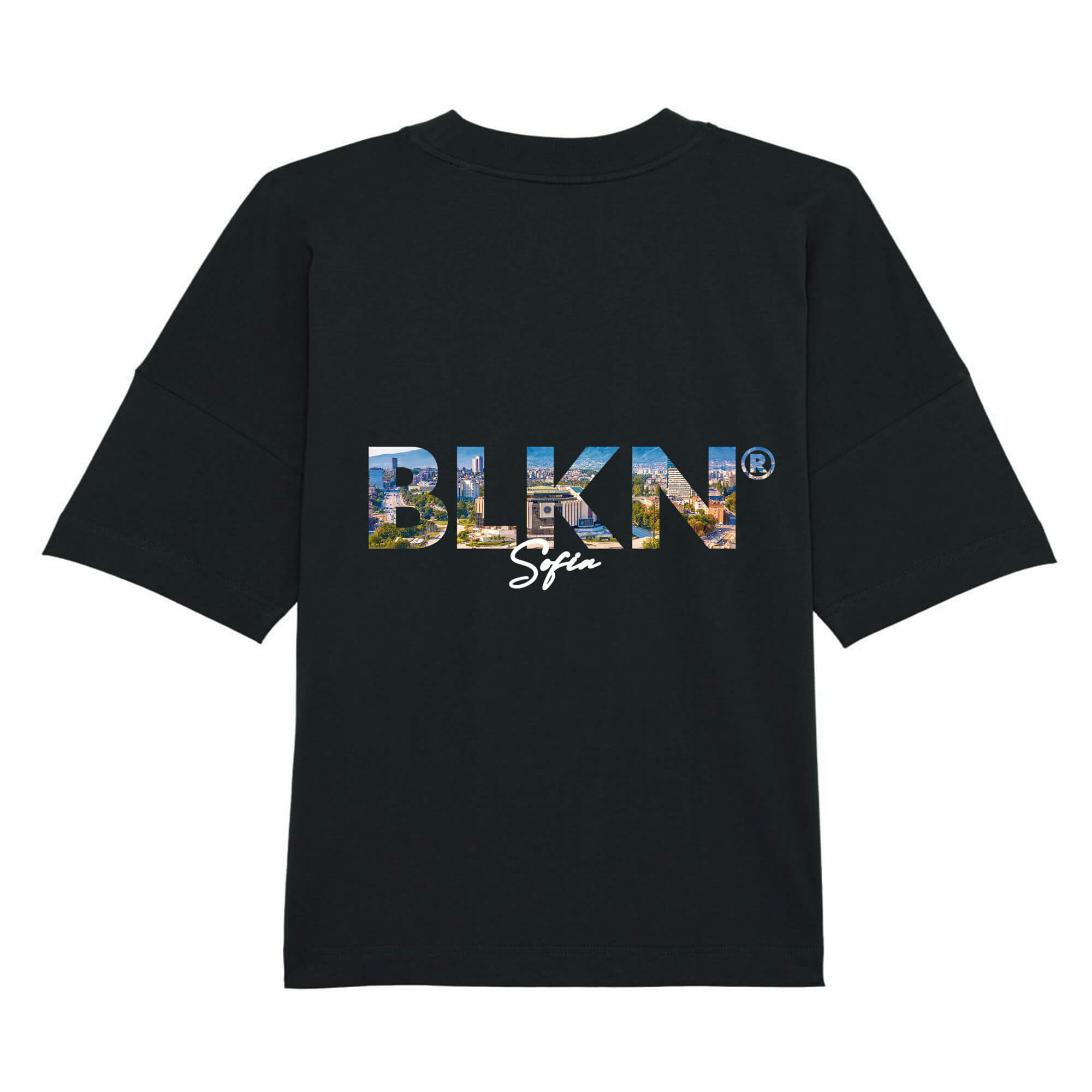 BLKN® oversized shirt back black Sofia