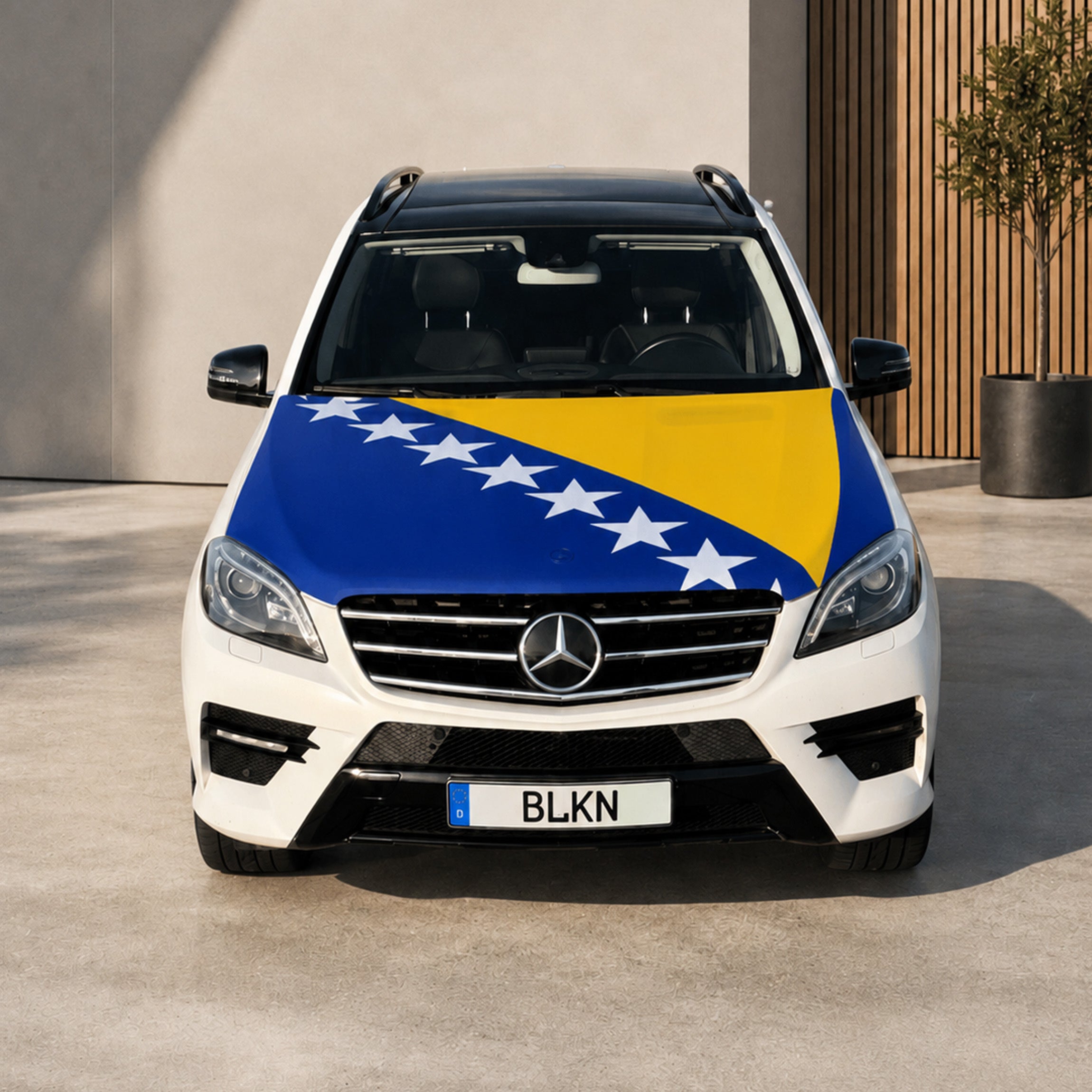 BLKN ® Bosnia & Herzegovina Car Hood Flag