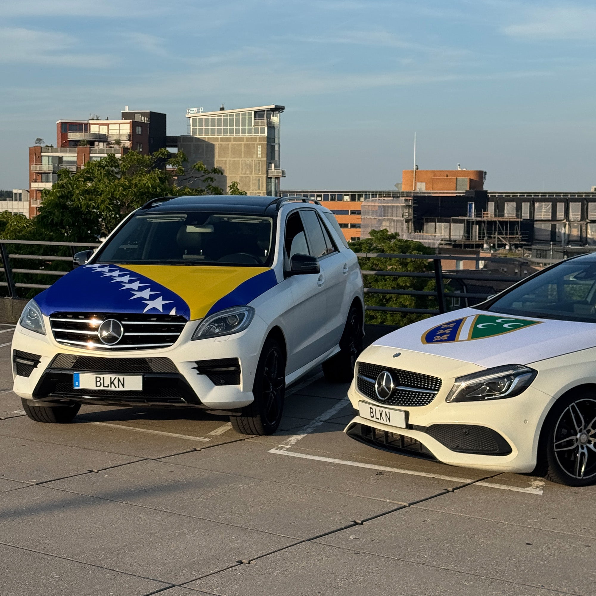 BLKN ® Bosnia & Herzegovina Car Hood Flag