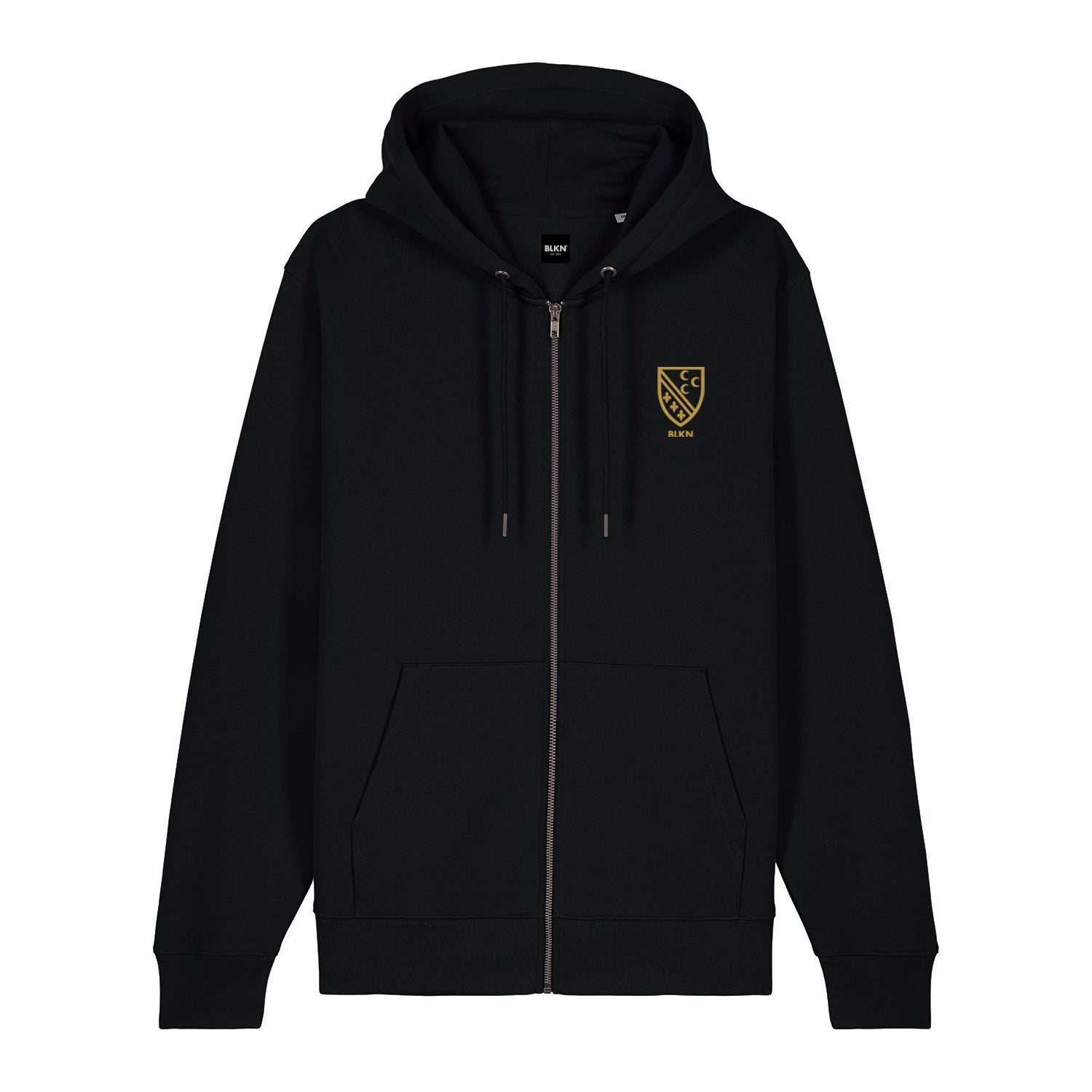 BLKN ® Sandzak Embroidered Emblem 3.0 Zipper Hoodie