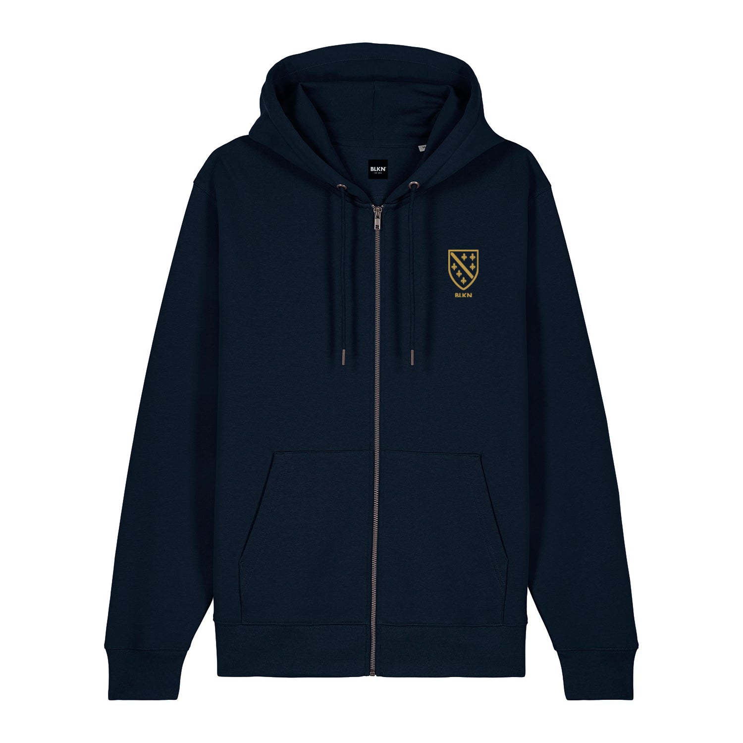 BLKN ® x Bosnia Herzegovina Embroidered Emblem 3.0 Zipper Hoodie