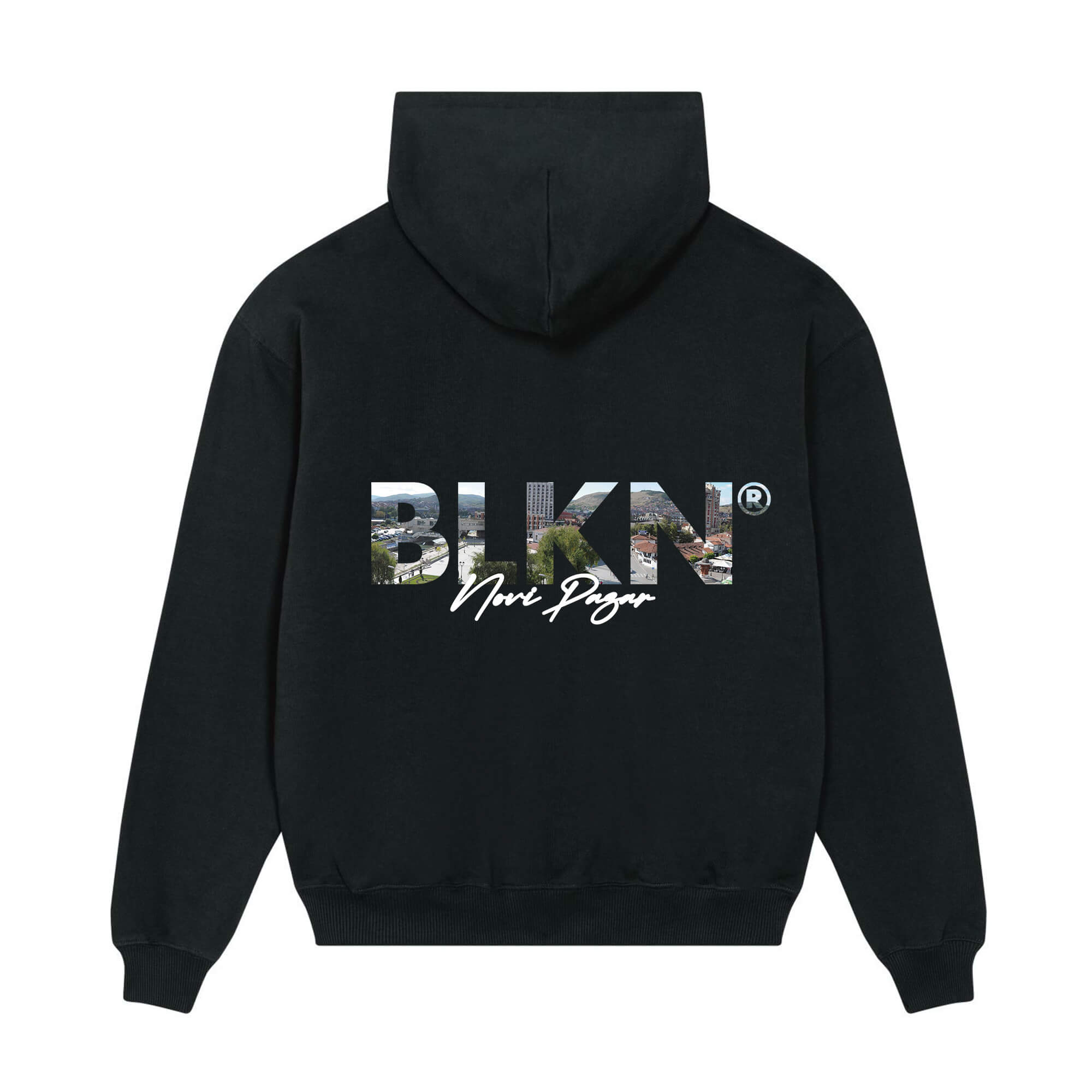 Hoodie black front novi pazar