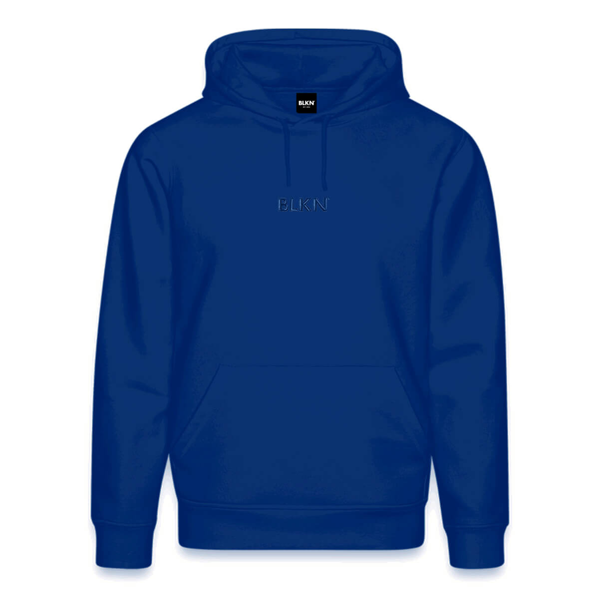 Mockup never forget hoodie blue front kopiëren