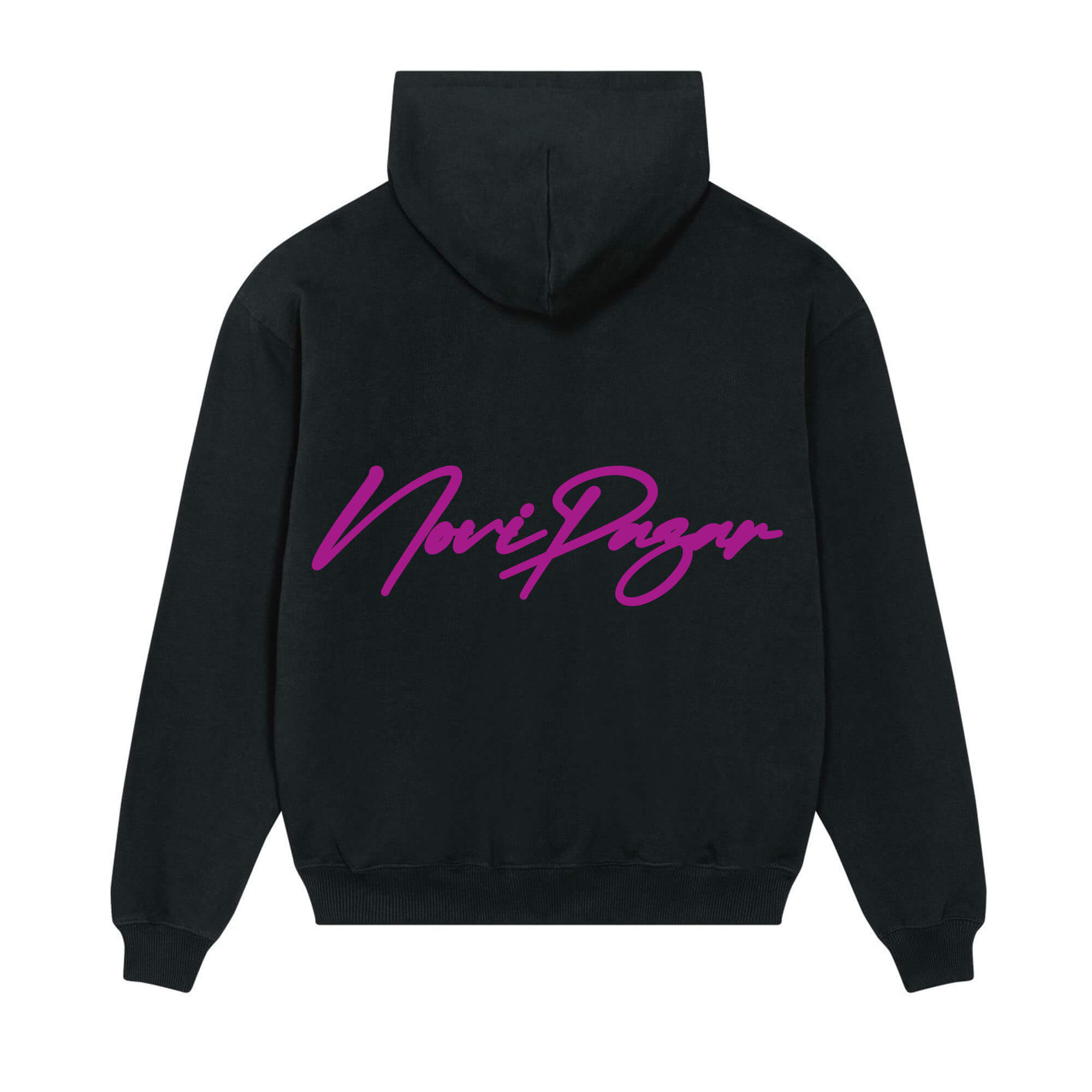 Signature back Hoodie Black NoviPazar Purple