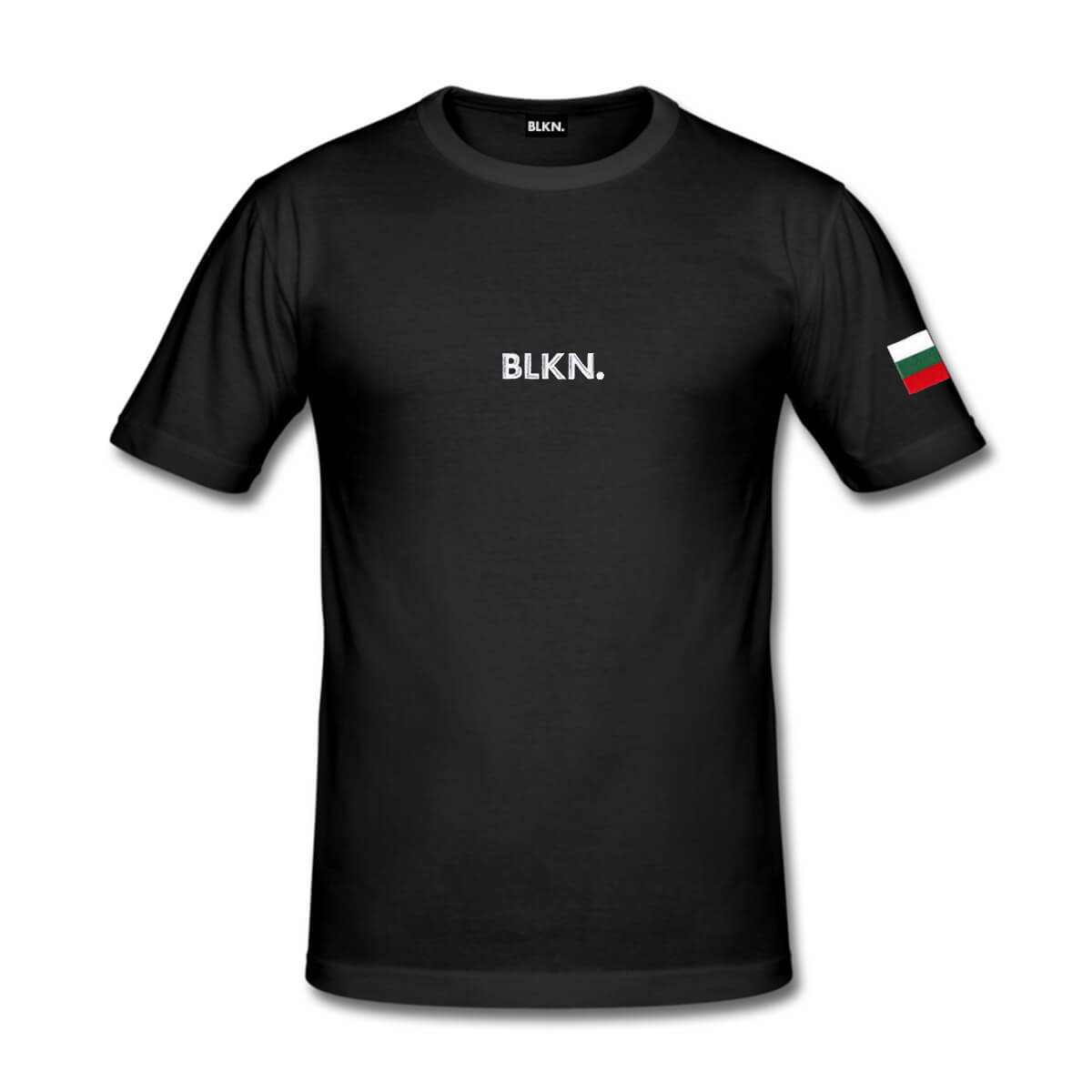 Tshirt men black front Bulgaria2