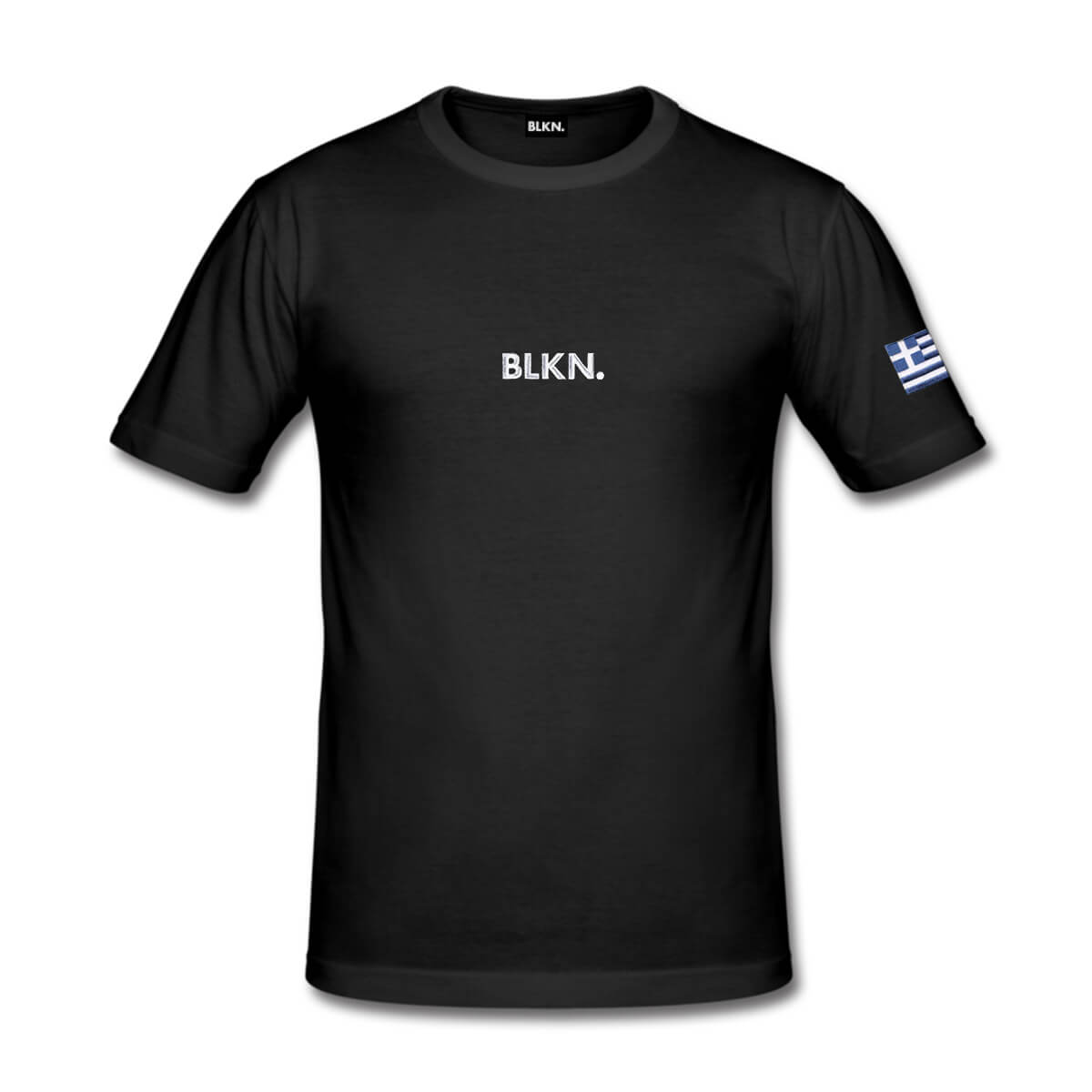 Tshirt men black front Greece2