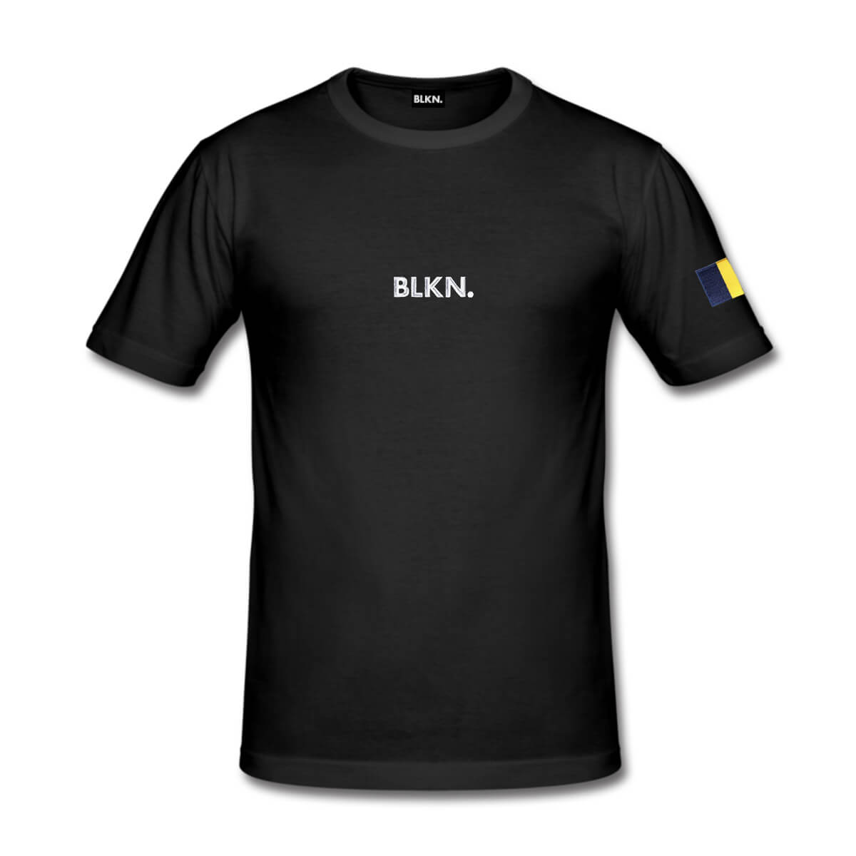 Tshirt men black front Romania