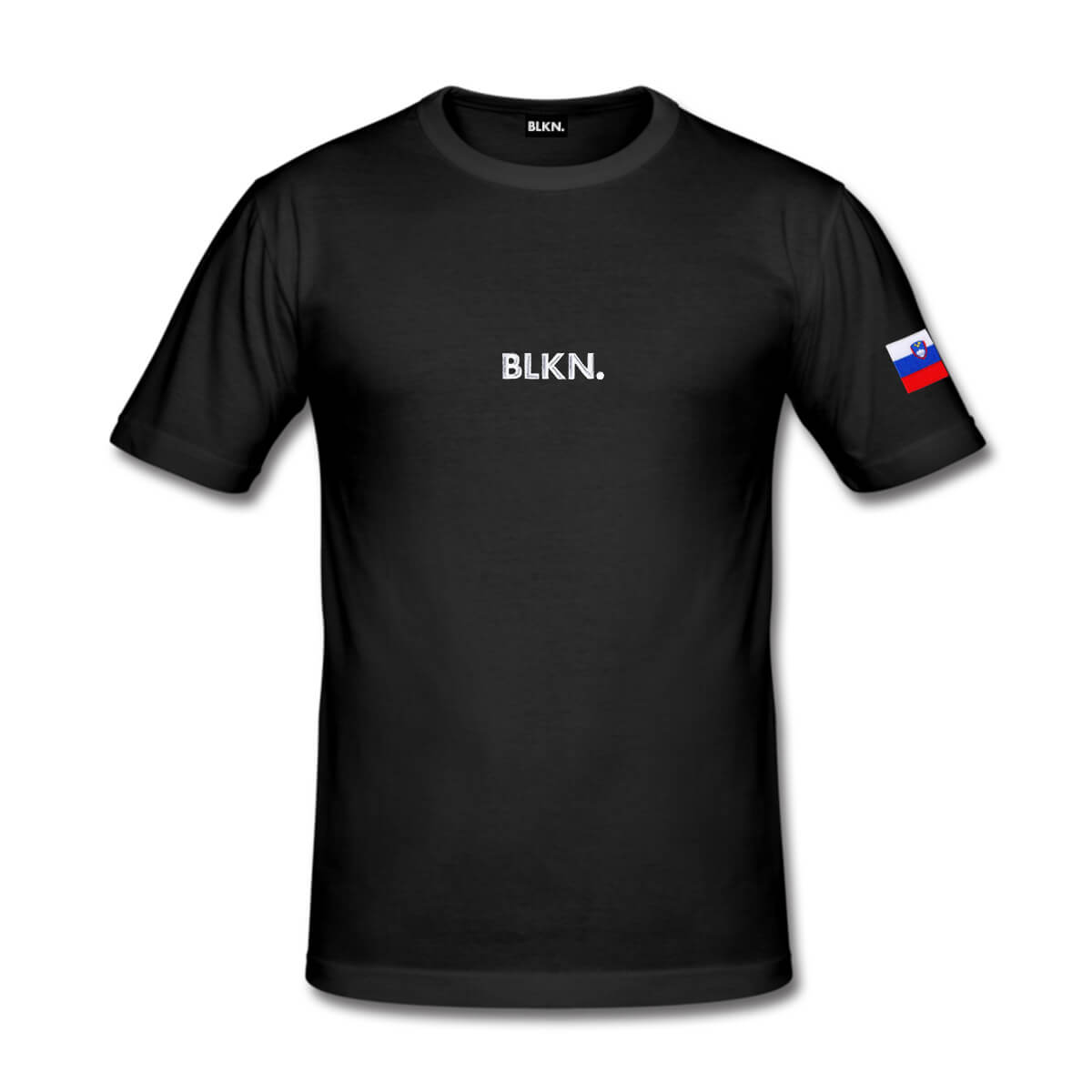 Tshirt men black front Slovenia2