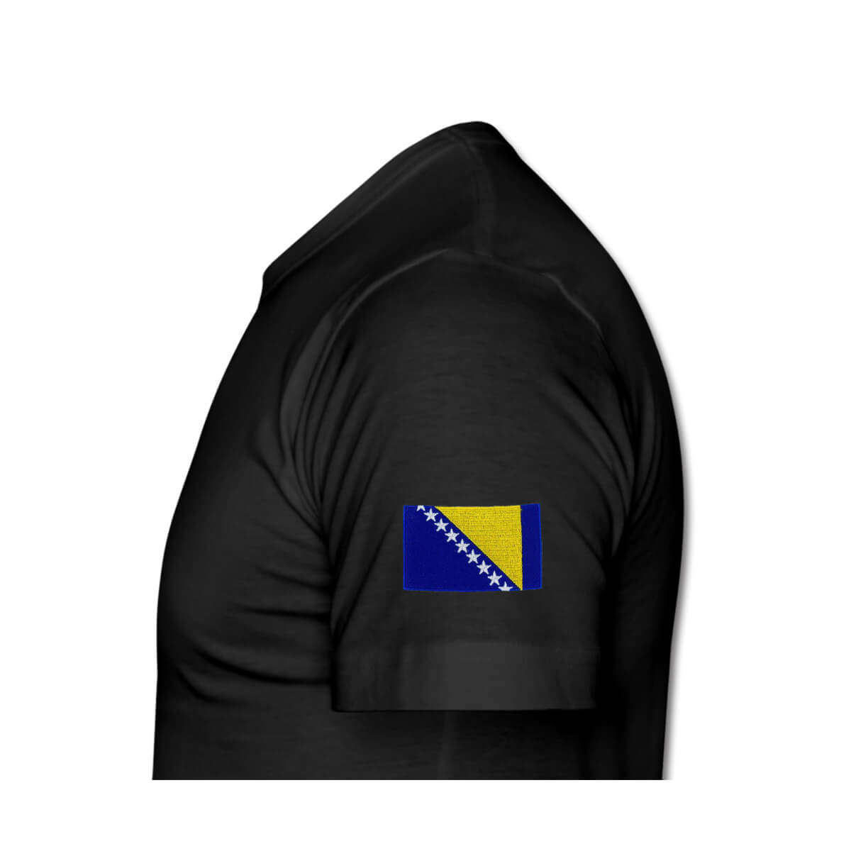 Tshirt men shoulder black_Bosnia