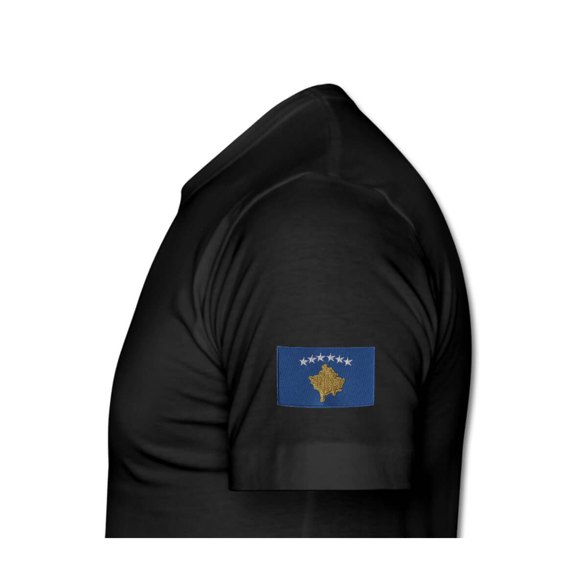 Tshirt men shoulder black_Kosovopsd