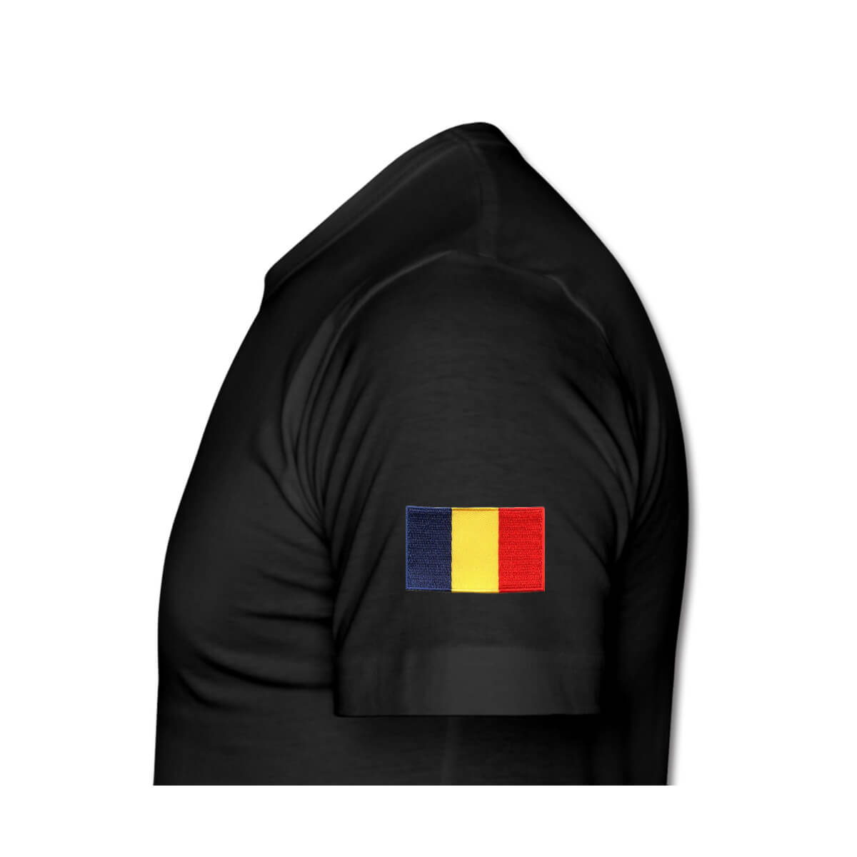 Tshirt men shoulder black_Romania