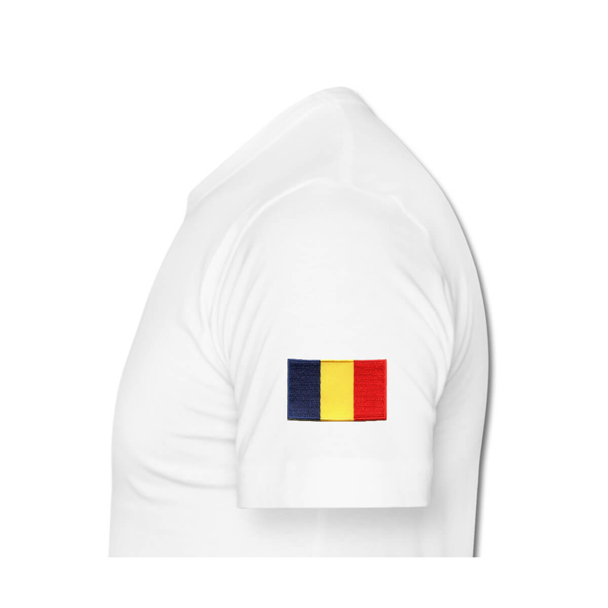 Tshirt men shoulder white_Romania