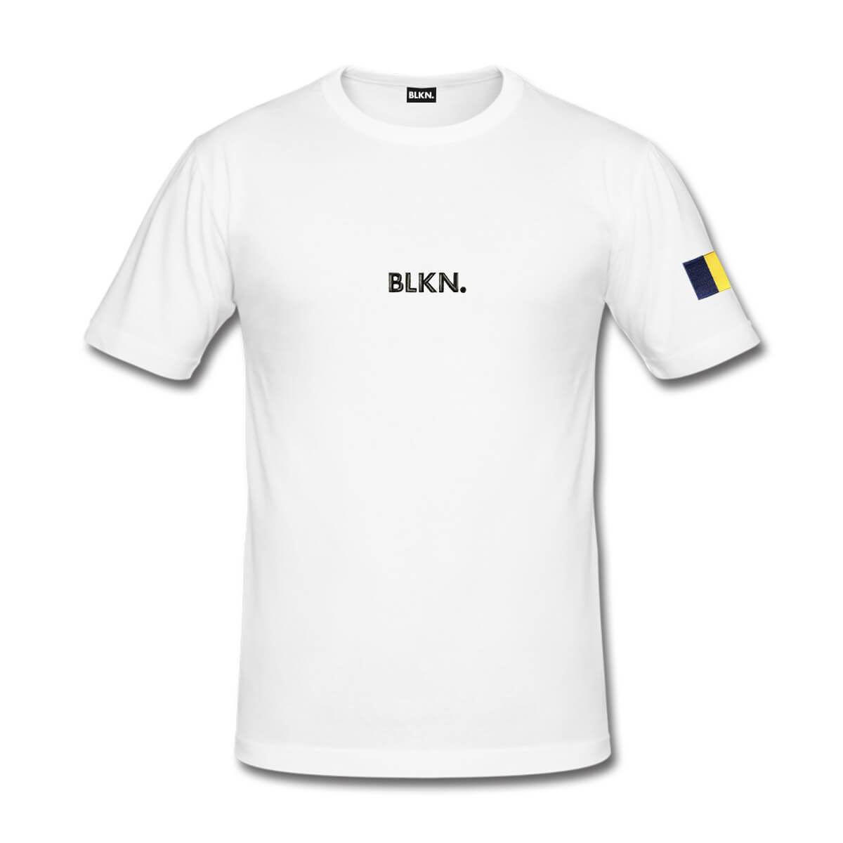 Tshirt men white front Romania2