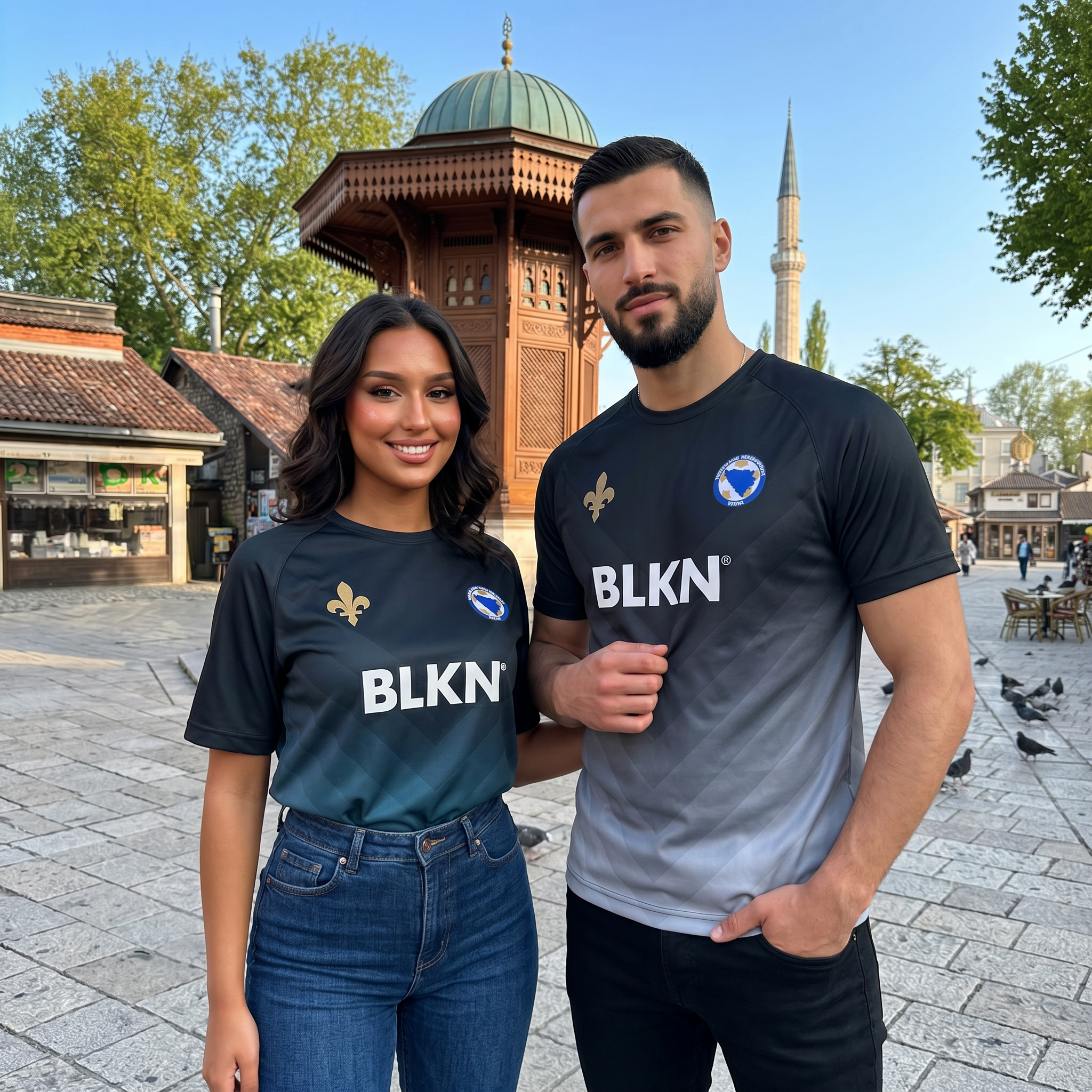 BLKN ® World Cup - Bosnia & Ljiljan Signature Tshirt (unisex)