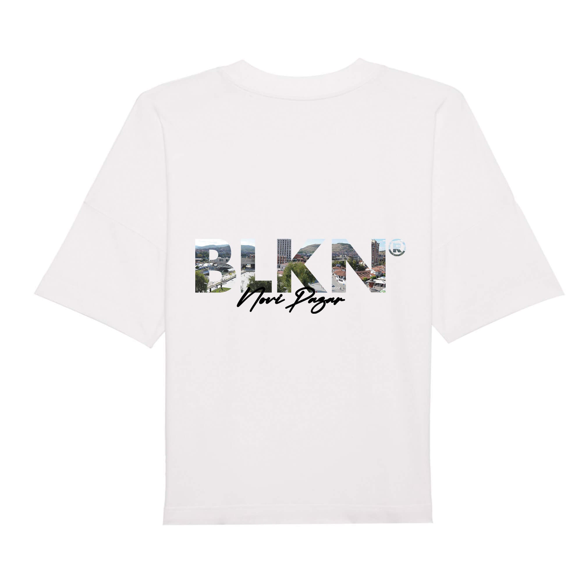 BLKN® oversized shirt white np