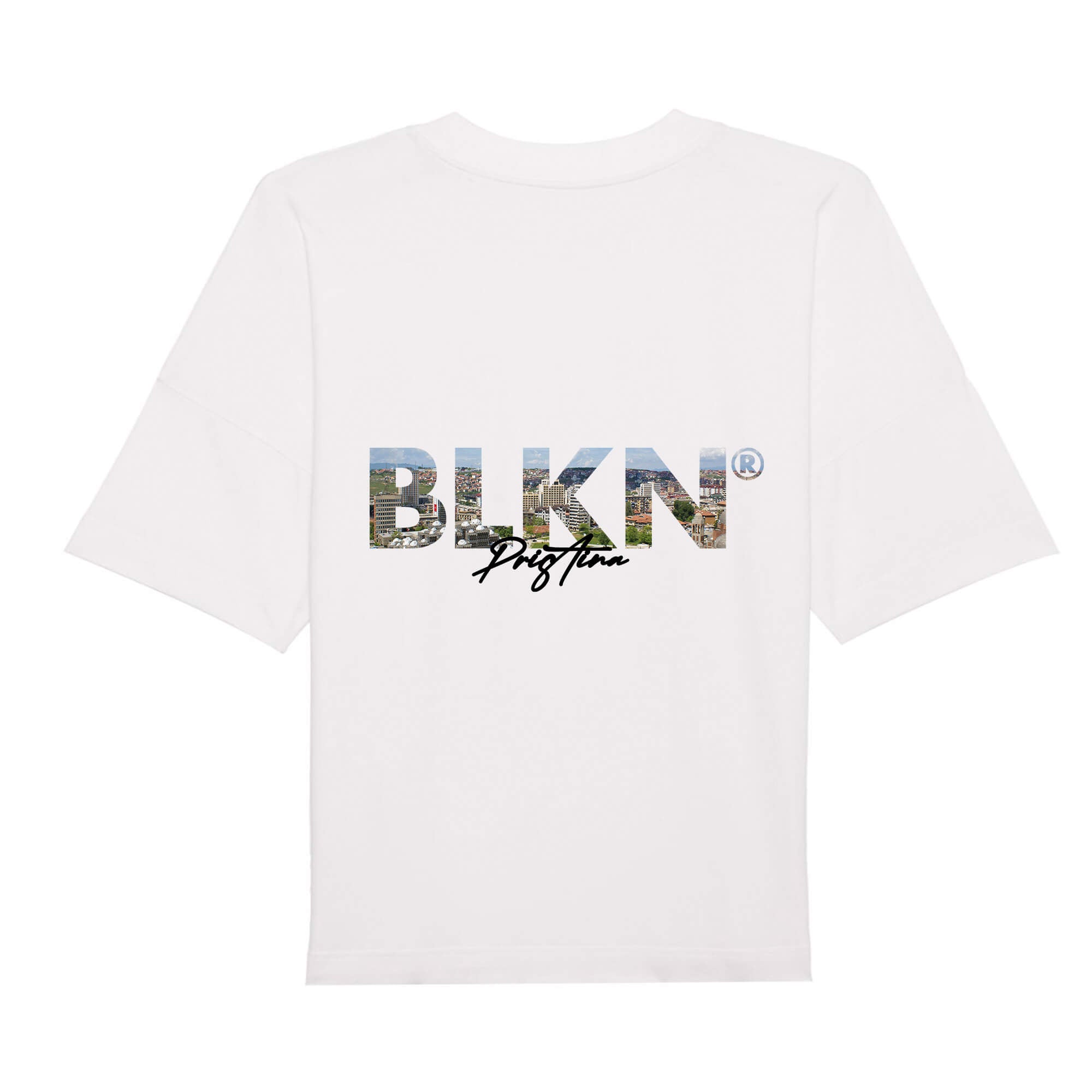 BLKN® oversized shirt white pristina