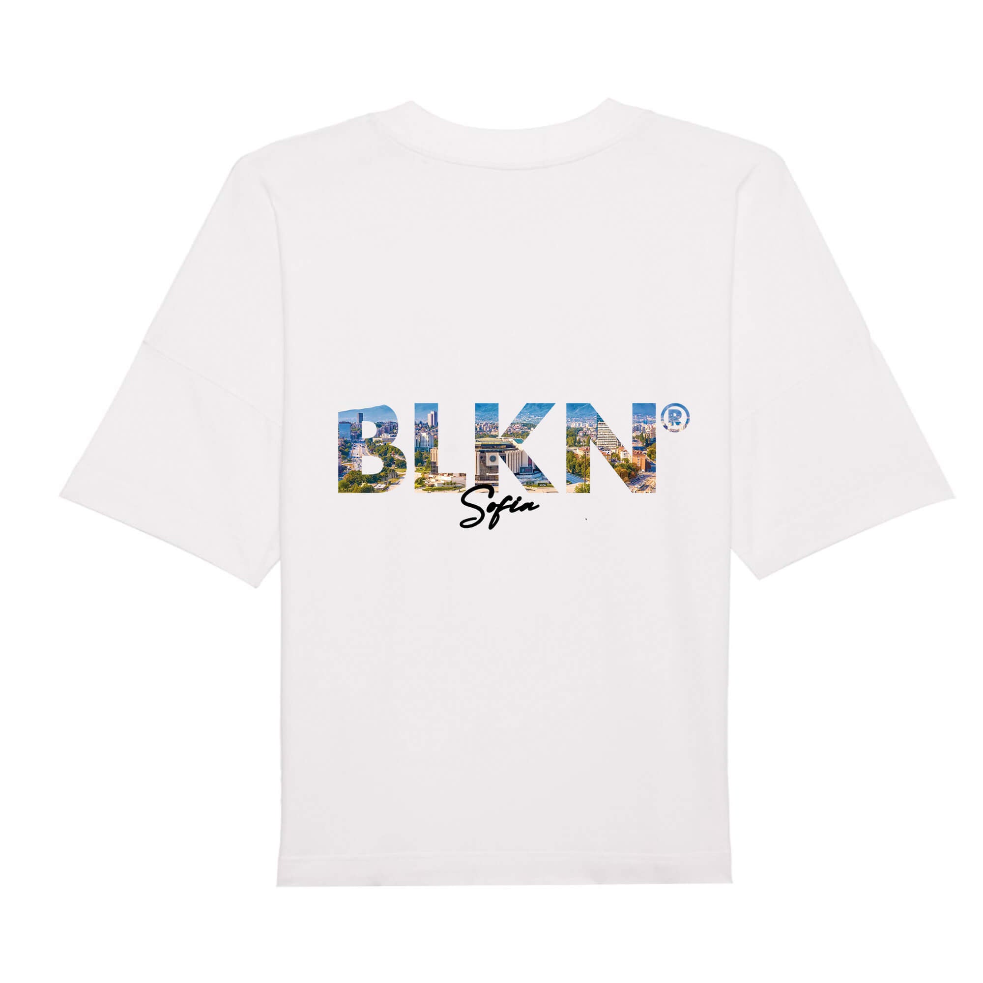 BLKN® oversized shirt white sofia