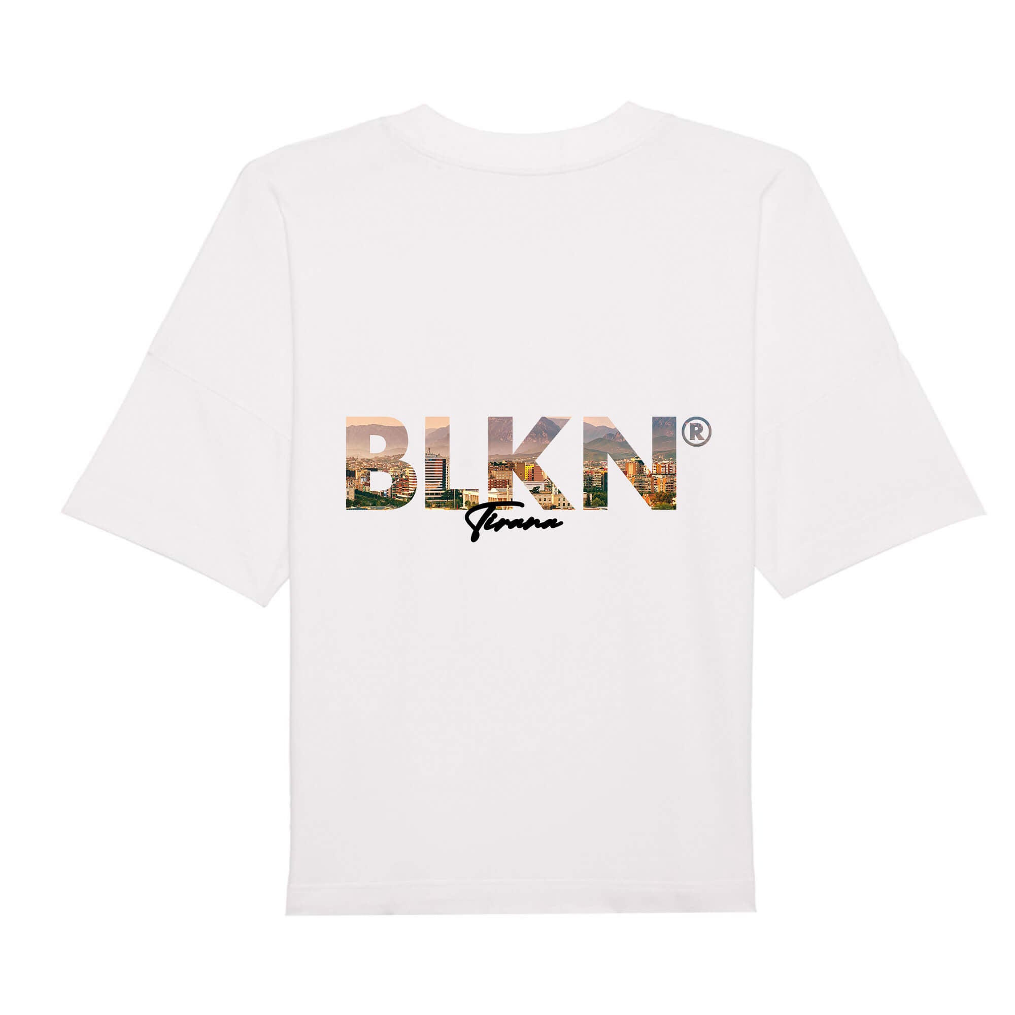 BLKN® oversized shirt white tirana