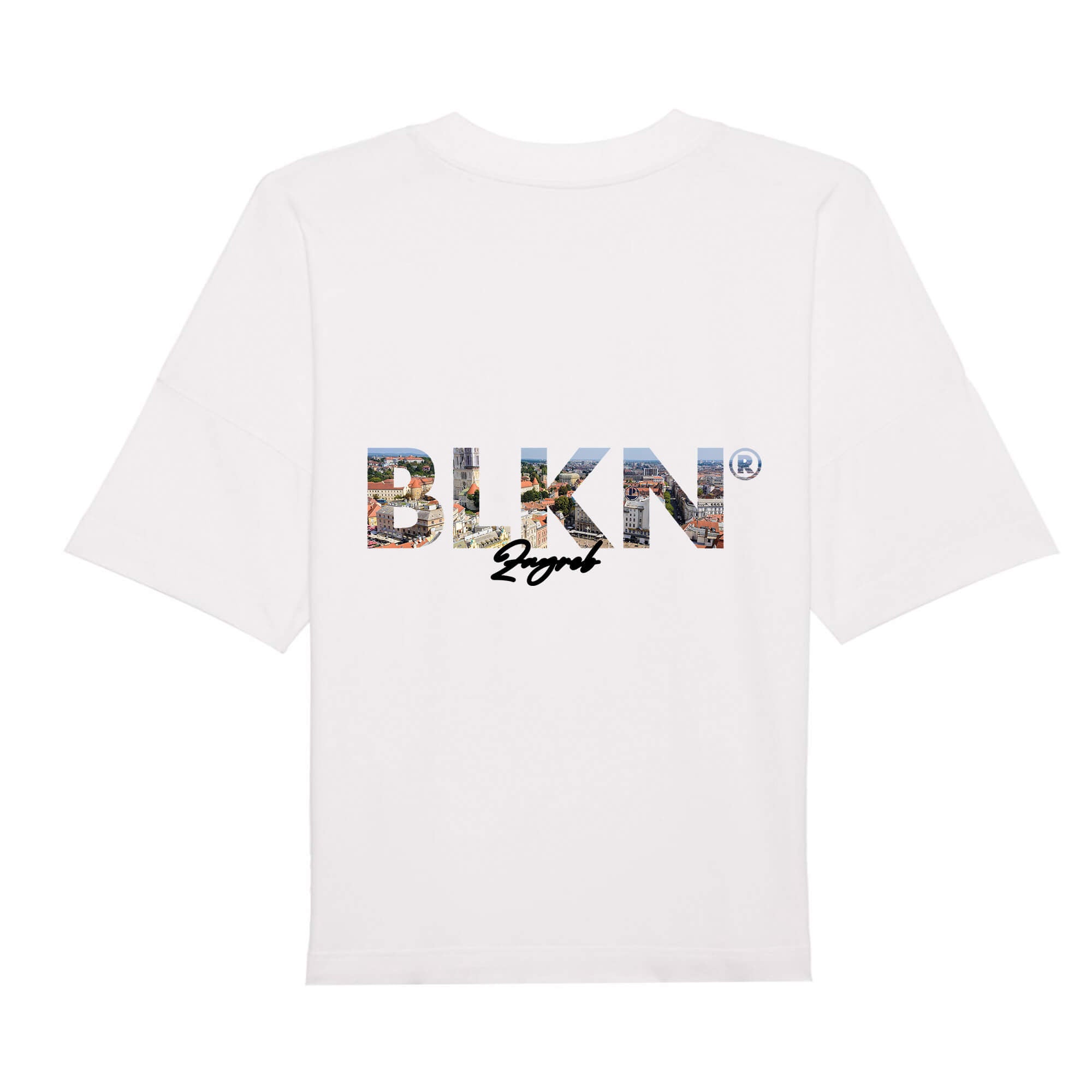 BLKN® oversized shirt white zagreb