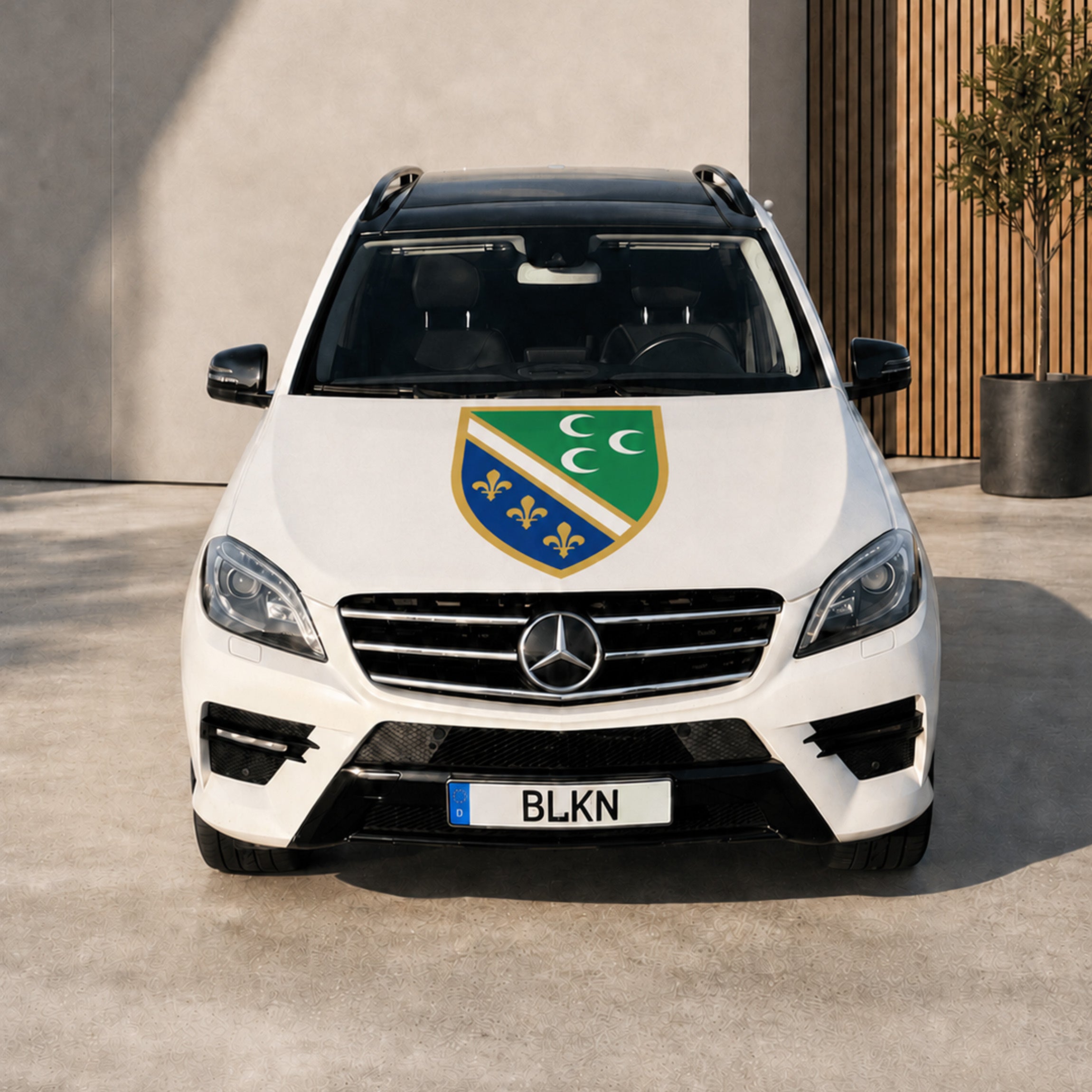 BLKN ® Sandzak Car Hood Flag