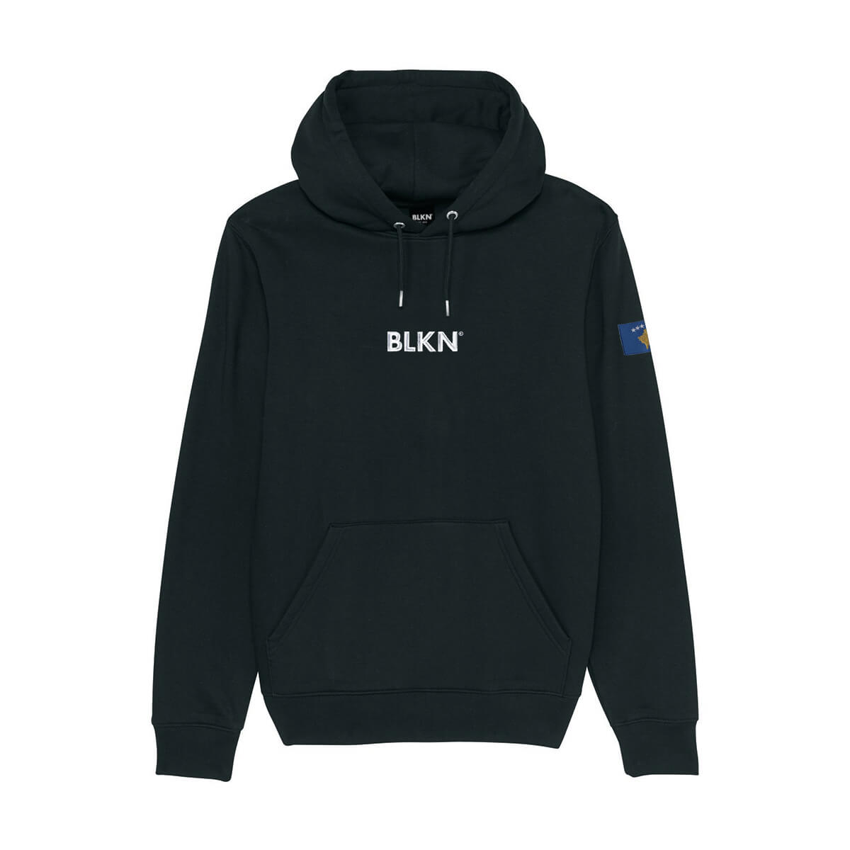 Black hoodie front Kosovo
