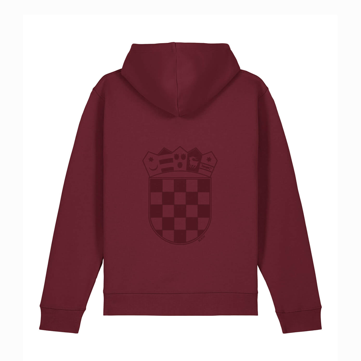 Croatia Hoodie Burgundy