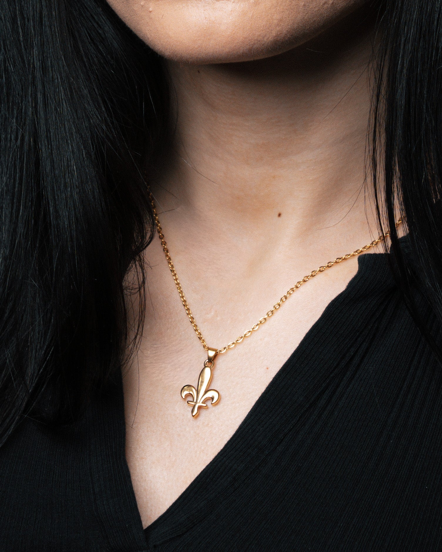 BLKN ® Ljiljan necklace - gold 45 cm | Women