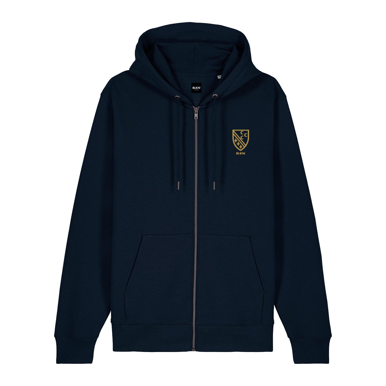 BLKN ® Sandzak Embroidered Emblem 3.0 Zipper Hoodie