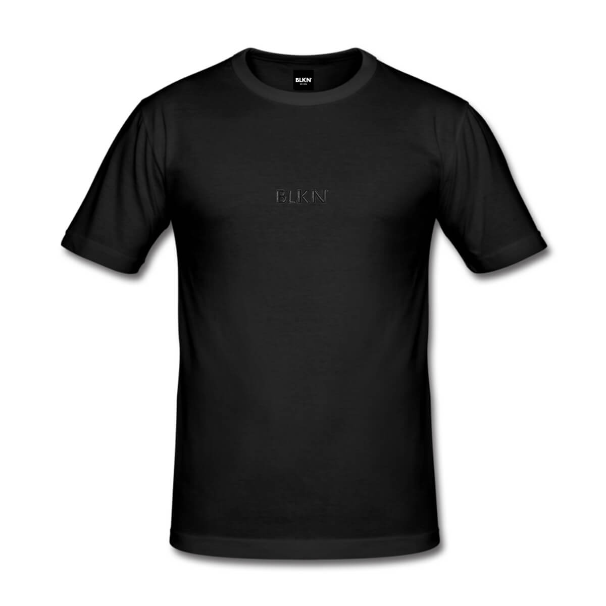 Mockup never forget front black tshirt men