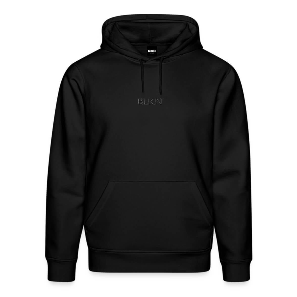 Mockup never forget hoodie black front
