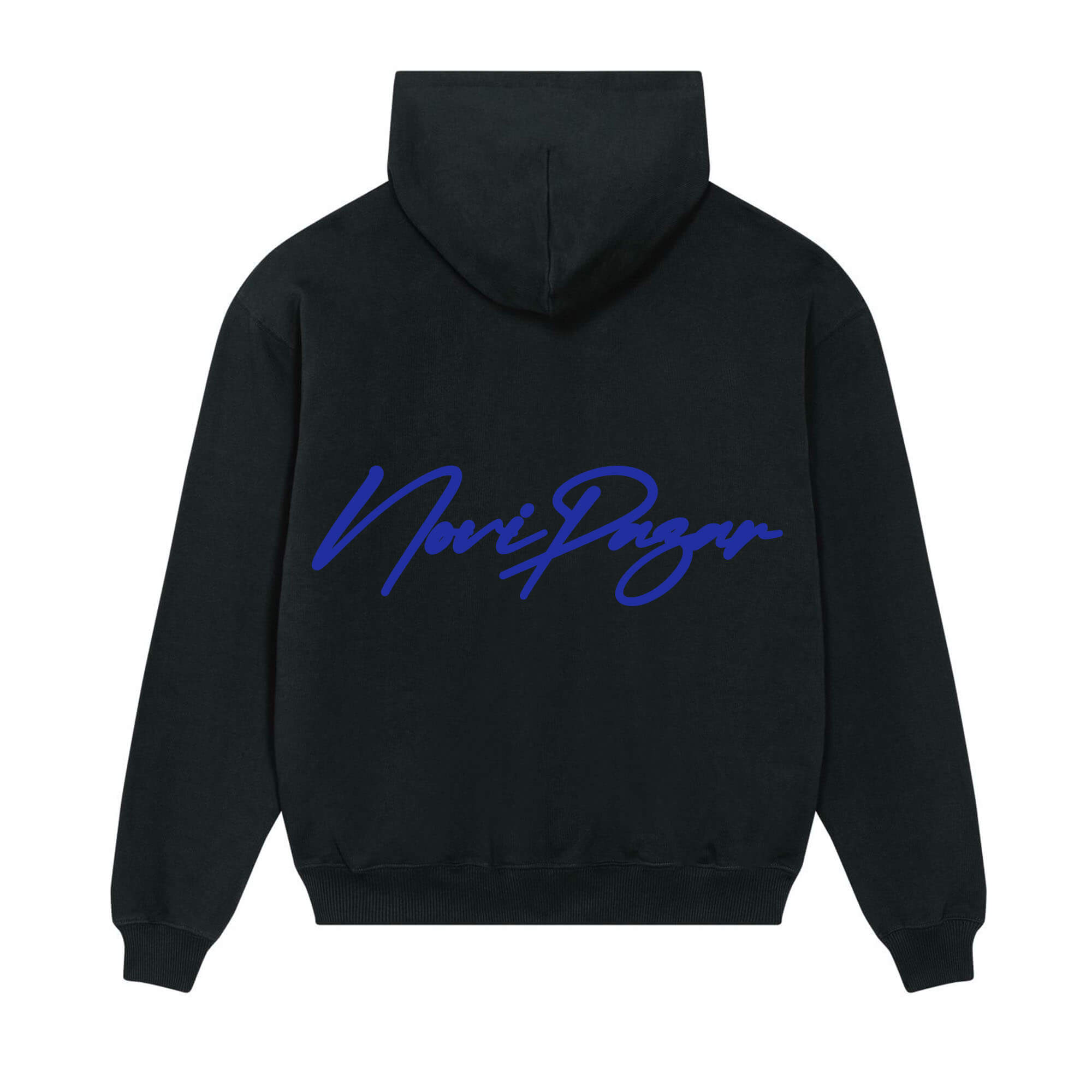 Signature back Hoodie Black NoviPazar BLue