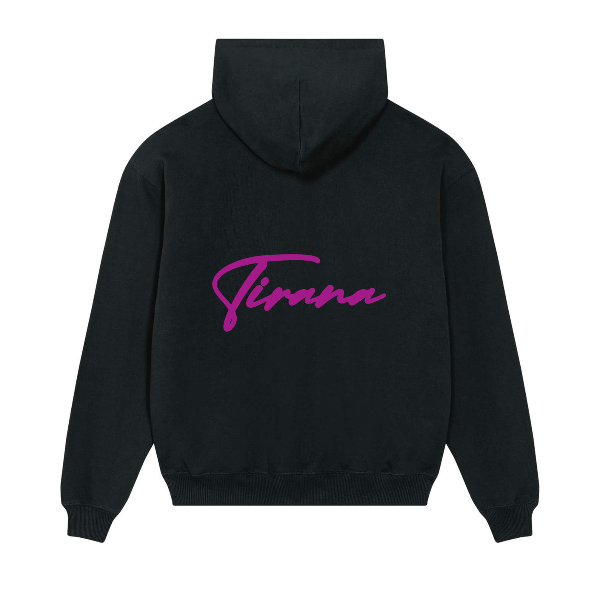 Signature back Hoodie Black Tirana Purple