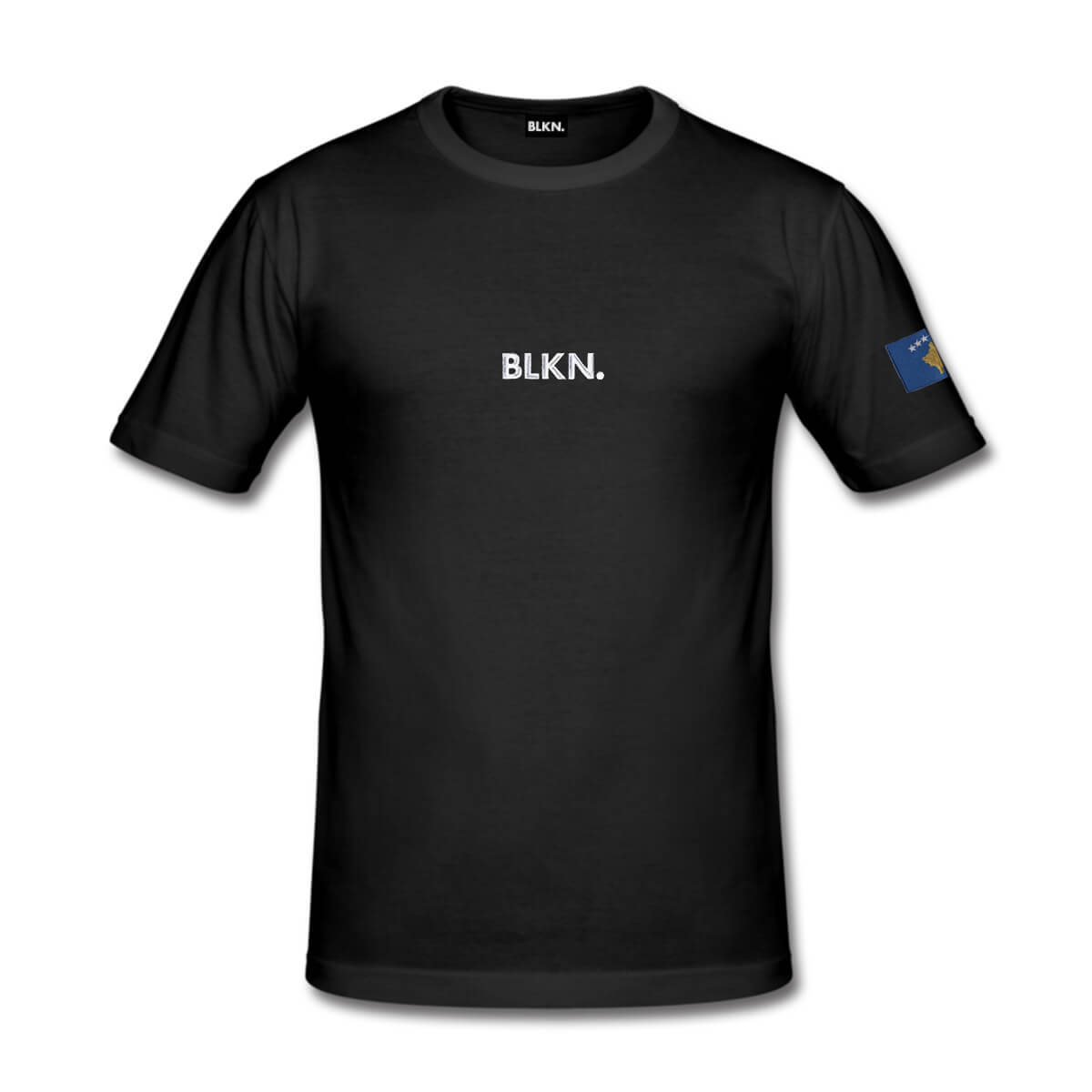 Tshirt men black front Kosovo2