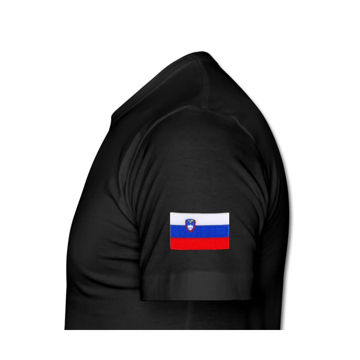 Tshirt men shoulder black_Slovenia