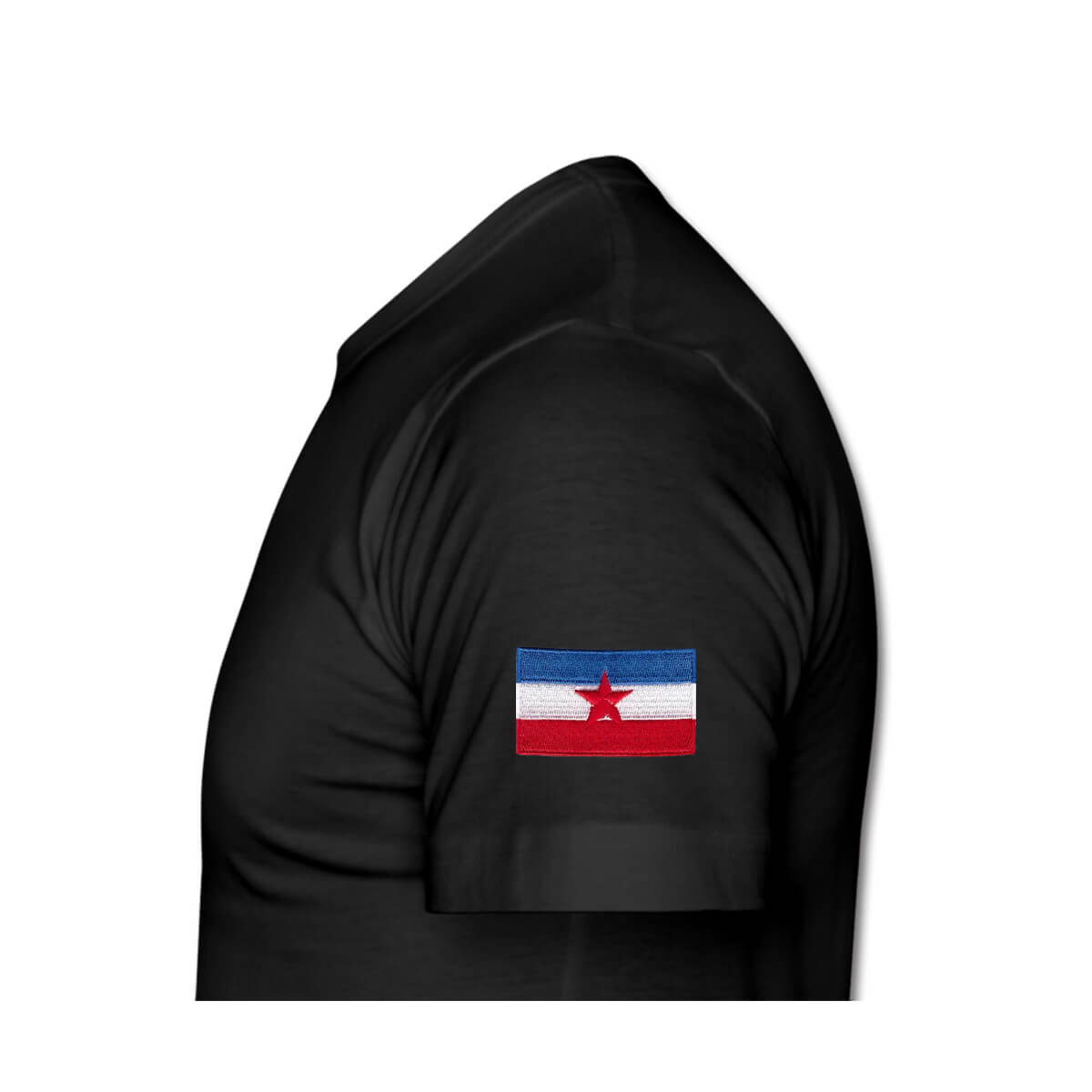 Tshirt men shoulder black_Yugoslavia