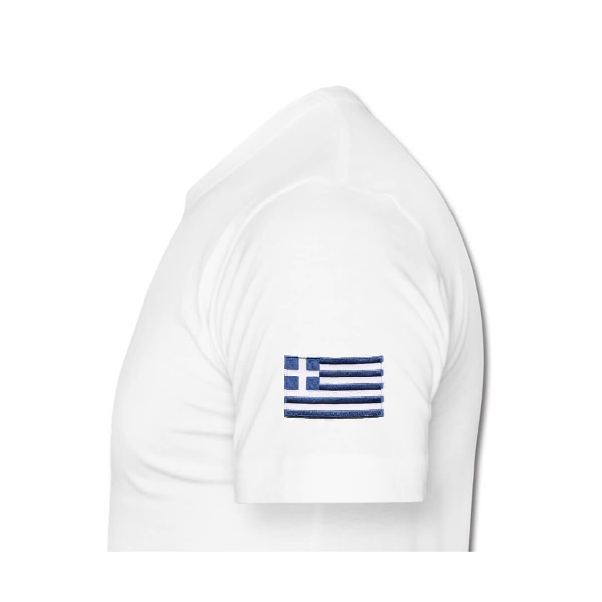 Tshirt men shoulder white_Greece